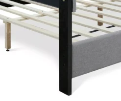 Gray Hudson Queen Upholstered Linen Fabric Bed -Chic Furniture Store 810513495 15