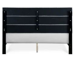 Gray Hudson Queen Upholstered Linen Fabric Bed -Chic Furniture Store 810513495 16