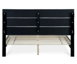 Gray Hudson Queen Upholstered Linen Fabric Bed -Chic Furniture Store 810513495 17