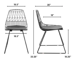 Vivi Metal Dining Chairs, 2-Pack 41 Vivi Metal Dining Chairs, 2-Pack -Chic Furniture Store 810513497 6