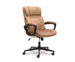 Hannah Beige Microfiber Office Chair -Chic Furniture Store 810513511 2