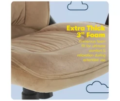 Hannah Beige Microfiber Office Chair -Chic Furniture Store 810513511 A0 8