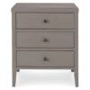 Gray Finley Wood 3-Drawer Nightstand -Chic Furniture Store 810513522 9