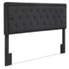 Charcoal Gray Amery Upholstered King Headboard -Chic Furniture Store 810513527 2