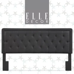 Charcoal Gray Amery Upholstered King Headboard -Chic Furniture Store 810513527