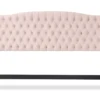 French Blush Pink Celeste Upholstered King Headboard -Chic Furniture Store 810513528 6