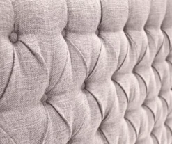 Brown Upholstered Linen King Headboard -Chic Furniture Store 810513534 6