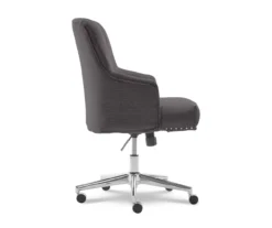 Leighton Dark Gray Memory Foam Fabric Office Chair -Chic Furniture Store 810513537 10