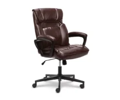 Hannah Brown Bonded Leather Office Chair -Chic Furniture Store 810513551 2
