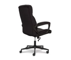 Hannah Charcoal Gray Microfiber Office Chair -Chic Furniture Store 810513553 11