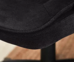 Hannah Charcoal Gray Microfiber Office Chair -Chic Furniture Store 810513553 6