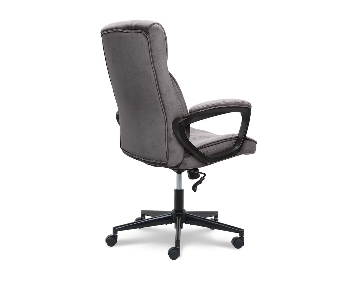 Gray & Black Executive Office Chair 6 Gray & Black Executive Office Chair - Image 4