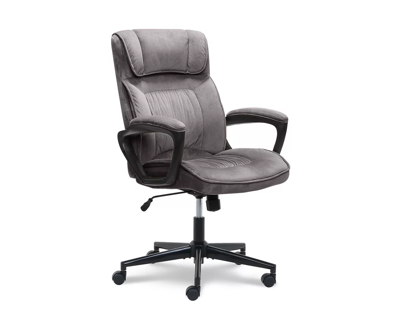 Gray & Black Executive Office Chair 4 Gray & Black Executive Office Chair - Image 2