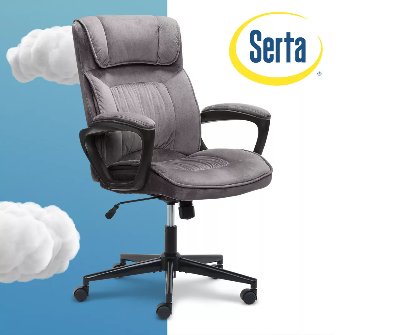 Gray & Black Executive Office Chair 15 Gray & Black Executive Office Chair - Image 13