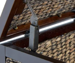 Rustic Black Wicker Storage Trunk -Chic Furniture Store 810513555 7