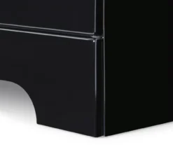 Black Hudson 2-Drawer Wood Nightstand -Chic Furniture Store 810513557 10