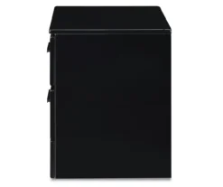 Black Hudson 2-Drawer Wood Nightstand -Chic Furniture Store 810513557 12