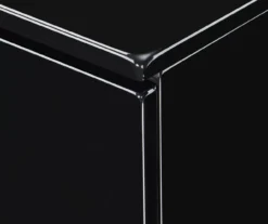 Black Hudson 2-Drawer Wood Nightstand -Chic Furniture Store 810513557 14