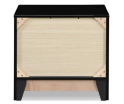 Black Hudson 2-Drawer Wood Nightstand -Chic Furniture Store 810513557 15