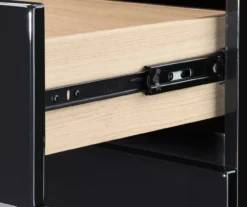 Black Hudson 2-Drawer Wood Nightstand -Chic Furniture Store 810513557 9