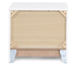 White Hudson 2-Drawer Wood Nightstand -Chic Furniture Store 810513558 15