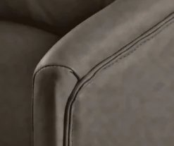 Leighton Gray Memory Foam Bonded Leather Office Chair -Chic Furniture Store 810513560 6