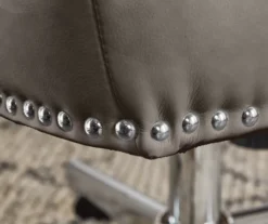 Leighton Gray Memory Foam Bonded Leather Office Chair -Chic Furniture Store 810513560 7