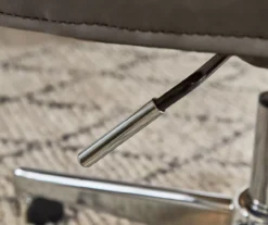 Leighton Gray Memory Foam Bonded Leather Office Chair -Chic Furniture Store 810513560 9