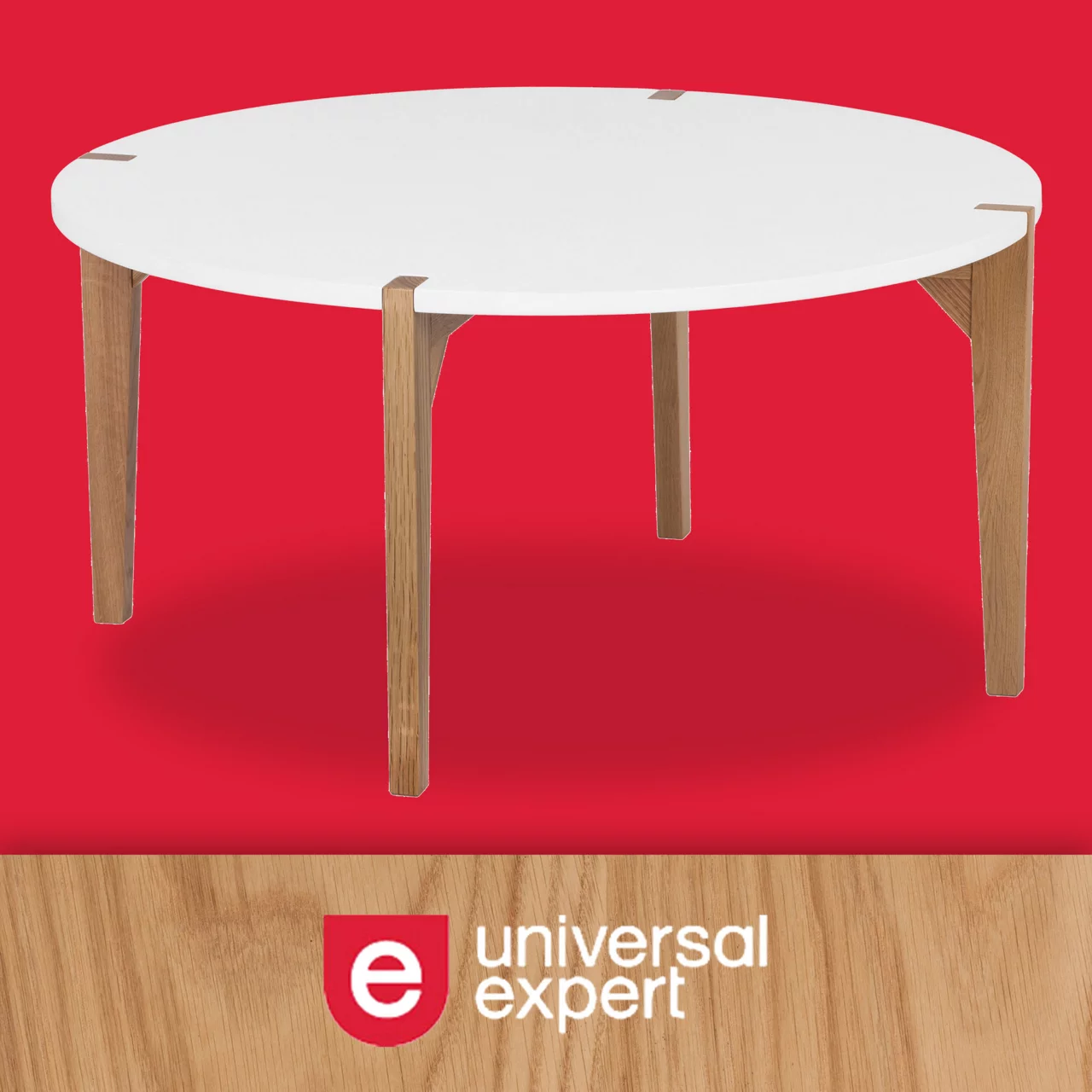 White Round Coffee Table 9 White Round Coffee Table - Image 7