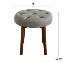 Penelope Tufted Stool -Chic Furniture Store 810513571 3