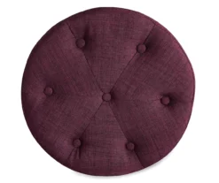 Penelope Eggplant Tufted Stool -Chic Furniture Store 810513574 6