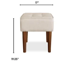 Aria Tufted Stool -Chic Furniture Store 810513575 3