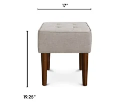 Aria Tufted Stool -Chic Furniture Store 810513576 3