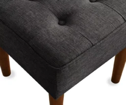 Aria Charcoal Grey Tufted Stool -Chic Furniture Store 810513578 5