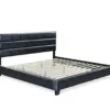 Black Channel Tufted King Upholstered Bed Frame 1 Black Channel Tufted King Upholstered Bed Frame -Chic Furniture Store 810513588 3