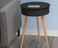 Real Living End Table With Bluetooth Speaker & USB Port -Chic Furniture Store 810513609 1