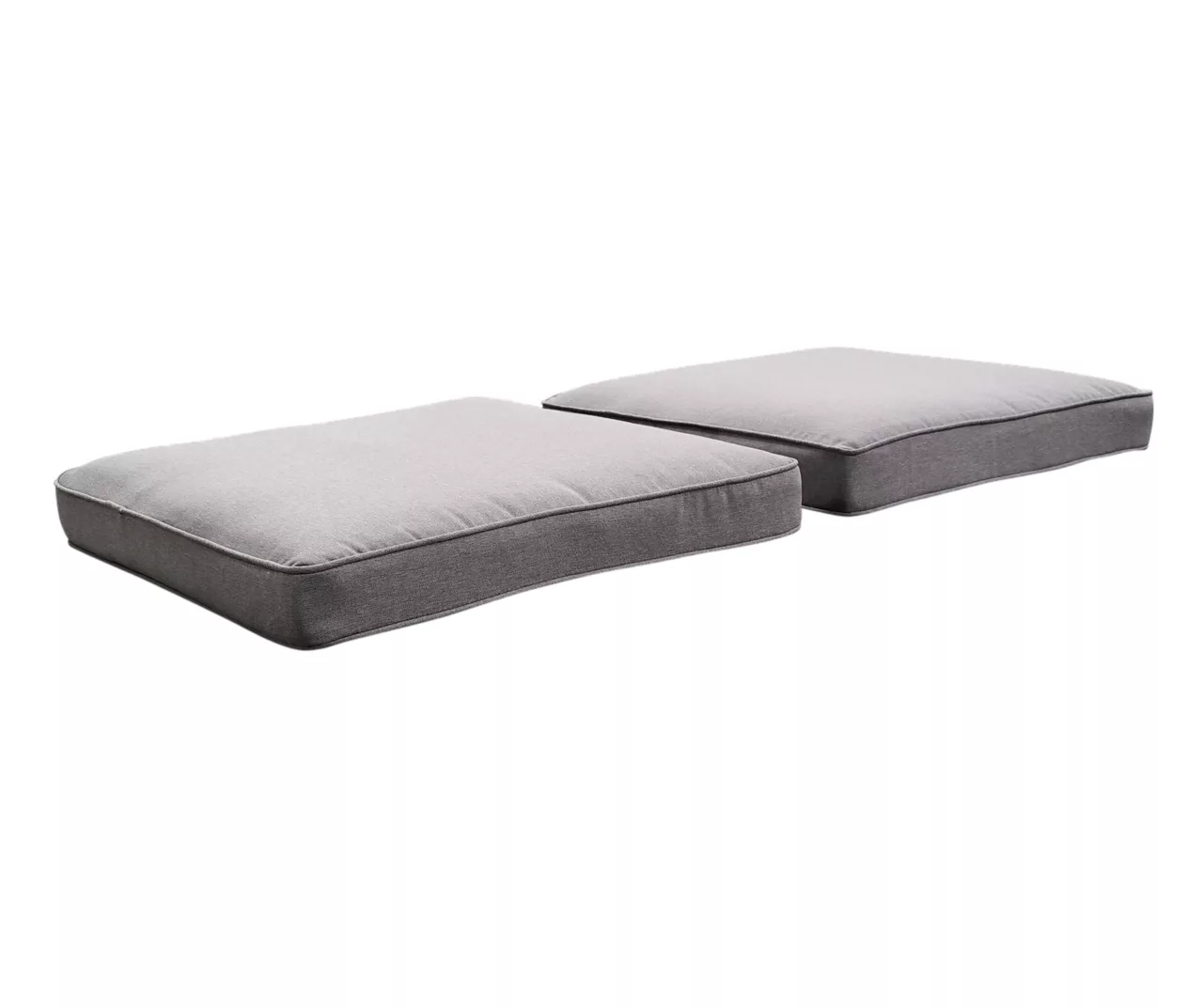 Oakmont Gray Replacement Patio Ottoman Cushions, 2-Pack 4 Oakmont Gray Replacement Patio Ottoman Cushions, 2-Pack - Image 2