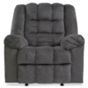 Drake Charcoal Rocker Recliner 2 Drake Charcoal Rocker Recliner -Chic Furniture Store 810519655