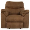 Boxberg Bark Faux Leather Rocker Recliner -Chic Furniture Store 810519666