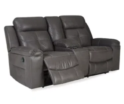 Jesolo Gray Reclining Console Loveseat 11 Jesolo Gray Reclining Console Loveseat -Chic Furniture Store 810519670 1