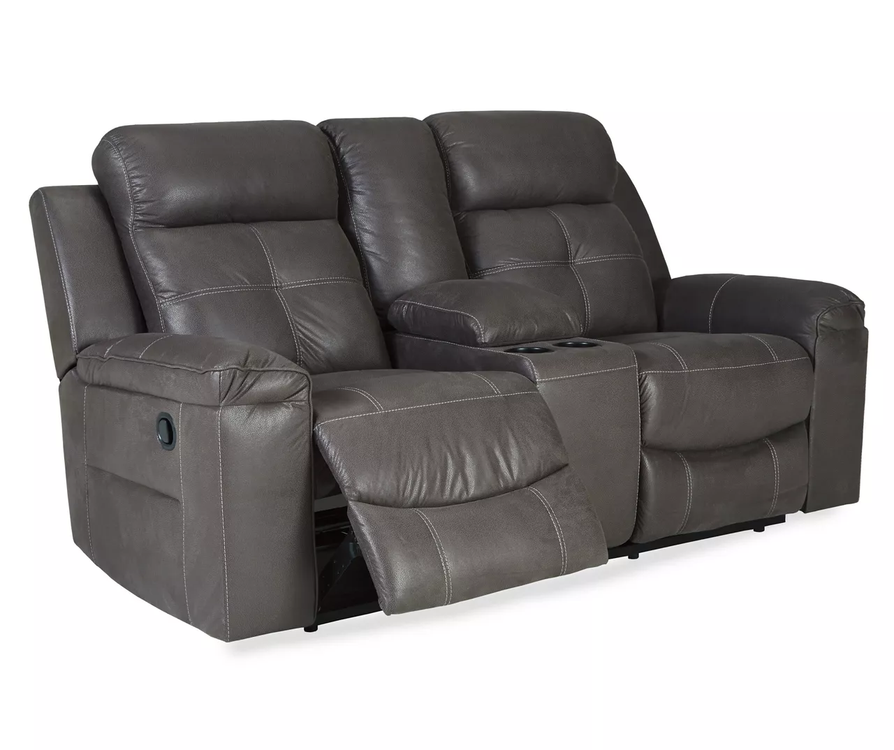 Jesolo Gray Reclining Console Loveseat 5 Jesolo Gray Reclining Console Loveseat - Image 3