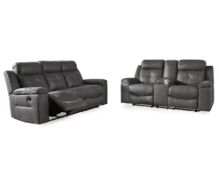 Jesolo Gray Reclining Console Loveseat 10 Jesolo Gray Reclining Console Loveseat -Chic Furniture Store 810519671 810519670 2