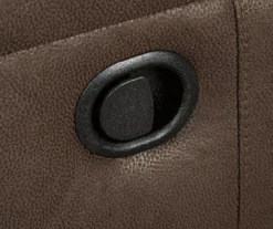 Jesolo Coffee Brown Reclining Console Loveseat -Chic Furniture Store 810519673 4