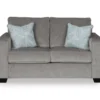 Kiara Alloy Loveseat -Chic Furniture Store 810519682