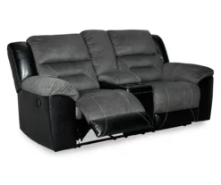 Earhart Faux Leather Reclining Console Loveseat 11 Earhart Faux Leather Reclining Console Loveseat -Chic Furniture Store 810519695 4