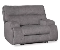 Coombs Charcoal Wide Seat Power Recliner -Chic Furniture Store 810519706 1