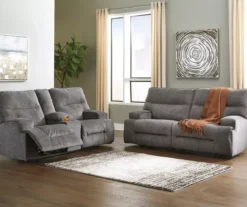 Coombs Charcoal Reclining Sofa -Chic Furniture Store 810519707 810519691 2