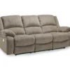 Draycoll Pewter Power Reclining Sofa -Chic Furniture Store 810519718