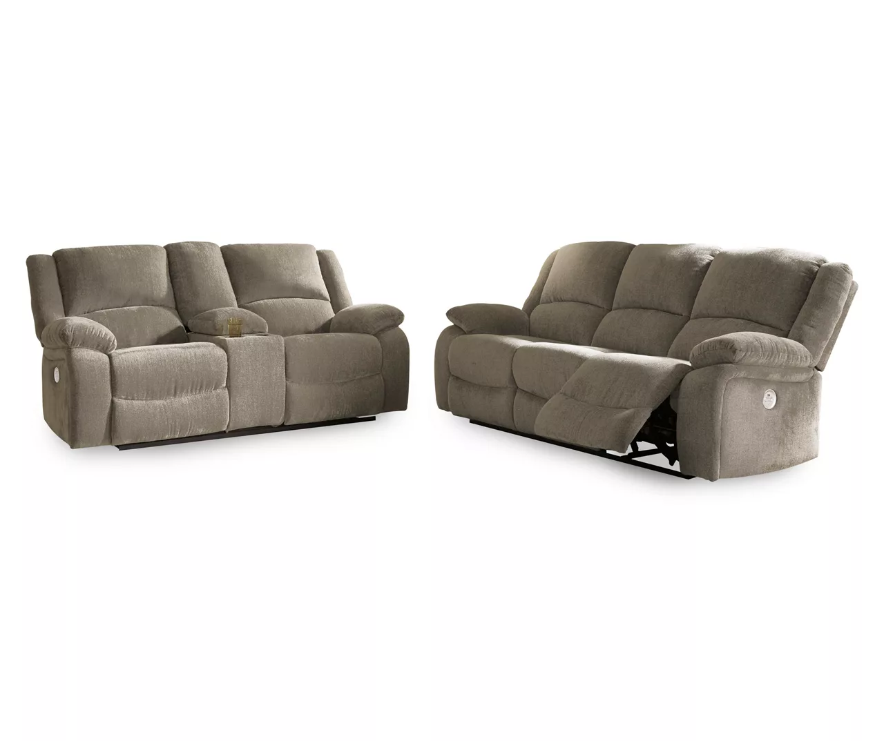 Draycoll Pewter Power Reclining Sofa 4 Draycoll Pewter Power Reclining Sofa - Image 2