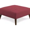 Jasper Brick Red Square Ottoman -Chic Furniture Store 810519915 1